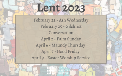 Lent 2023 – Practicing Our Faith