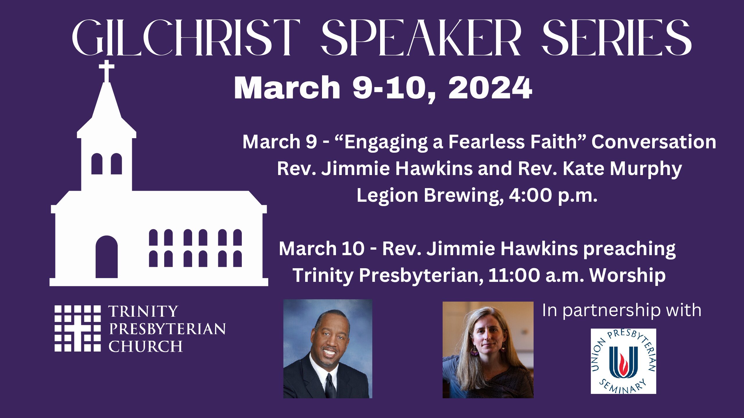 Gilchrist Speaker Series – March 9 & 10, 2024