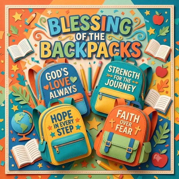 Blessing of the Backpacks